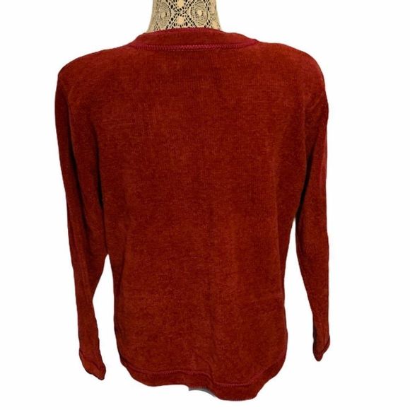 La Madona Grandma Button Up Cardigan Size Medium - Picture 2 of 5